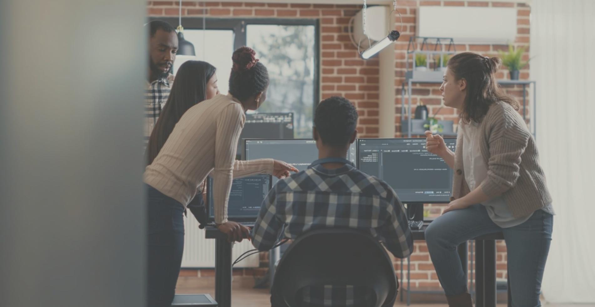 Financial data visualization dashboard showing real-time synchronization